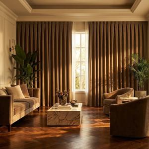 맞춤제작 난연 두꺼운 5중직 온담커튼 암막 형상기억 방풍 방한 방염 암막커튼 핀형