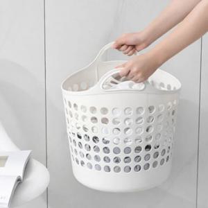 대용량 빨래바구니 손잡이 접이식 세탁물 바구니