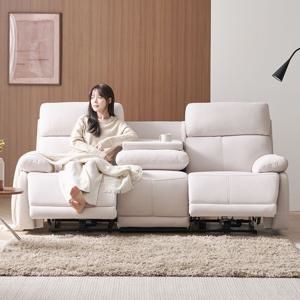 홀란드 블리넌 패브릭 전동 리클라이너 3인용 소파