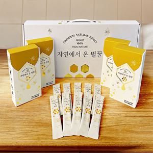 자연에서 온 천연 벌꿀 100% 아카시아꿀 꿀스틱 답례품