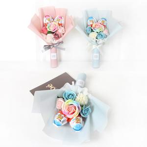 킨더조이 꽃다발, 무지개장미 비누꽃다발, 졸업꽃다발, 학예회 재롱잔치 꽃다발 선물