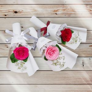 비누장미 한송이, 퀸비누장미, 미니꽃다발, 한송이 장미꽃다발, 답례품, 꽃선물