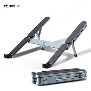 플렉시젠H 4포트 USB 3.0 C타입 멀티 허브 노트북 거치대형 맥북 아이패드 허브