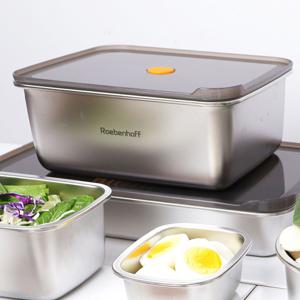 ROEBENHOFF 뉴 전자렌지 스텐 316 밀폐용기 직사각 2.9L