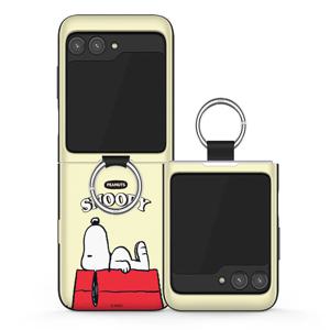 갤럭시Z플립7FE Z플립6 스누피 라이프 갤럭시Z플립 링 고리 카드 도어 범퍼 케이스