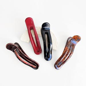 [1+1] 올림머리 일자 헤어집게핀 4color