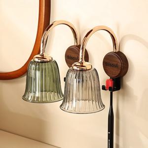 [해외] 빈티지 벽걸이 자석 칫솔꽂이 욕실 칫솔 거치대 양치컵 포함 6colors