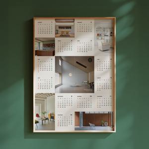 2026년 365일 한장 포스터 달력 인테리어 벽걸이 캘린더 A2