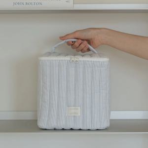 패브릭 박스 수납함 여행용 노시부 보관 아기 기저귀 가방