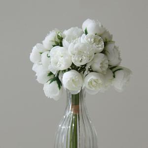 웨딩부케 장미다발 세트 (27송이)  생화같은 조화꽃다발 실크플라워