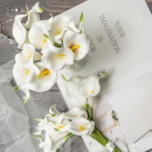 셀프웨딩부케 생화같은 카라조화 인테리어 실크플라워 꽃장식