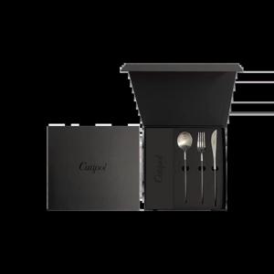 고아 블랙실버 디너세트 3p 블랙라벨 선물박스(디너스푼,디너포크,디너나이프)