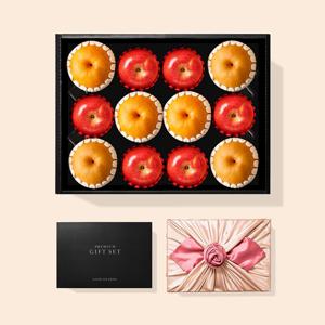 설 명절 국산 사과 배 혼합 과일 선물세트 보자기