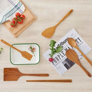 파뷔에 티크 우드 항균 조리도구 6종 세트 (B타입)