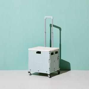 회전이 부드러운 폴딩카트 파스텔그린 최대하중 40kg