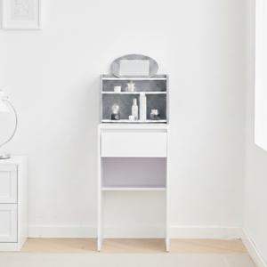 로이 슬림 틈새 화장대 수납 테이블 좁은방 미니 화장대