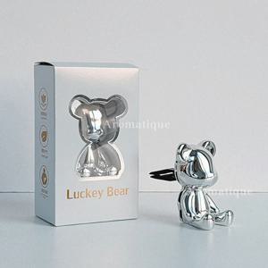 럭키 크롬베어 차량용 방향제 (리필2p+오일 1개) 송풍구 자동차 디퓨저 102가지향