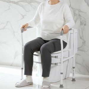 변기 안전 손잡이 화장실 안전바 노인 장애인 어르신 설치 무타공 보조