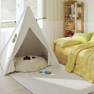 광목 케이시 프릴 원형대방석