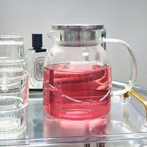 chubby 내열 유리물병 1.2L 보리차 냉장고물병