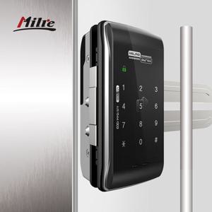 상가 도어락 강화유리문 전자키 강화도어 사무실 번호키 단문 250K 날개형