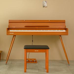 우드스타일 V6 데스크형 풀커버 전자 디지털피아노 키보드 해머건반 88건반