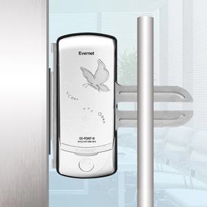 에버넷 포인트글라스 유리문 도어락 강화도어 번호키 단문형 양문형 상가 사무실 가게