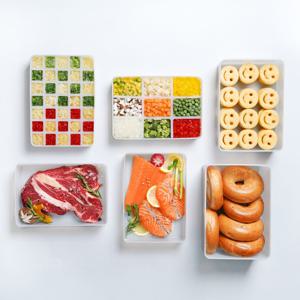 냉동용기 스노우화이트 밀폐용기 입문용 3개세트