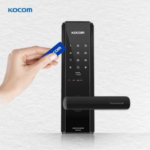 코콤 NH340 현관 무타공 도어락 손잡이 디지털 도어락 터치식 방화문 번호키 교체 설치