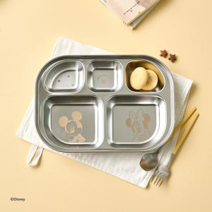 디즈니 미키 미니 안전한 스텐 304 5칸나눔 어린이식판