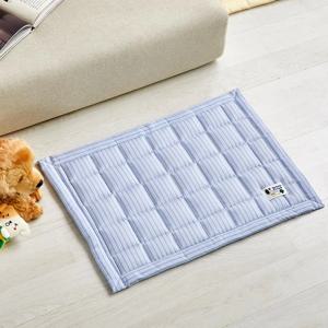 펫본 부드러운 퍼피 누빔패드 블루 M 40x50cm