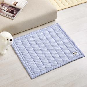 펫본 부드러운 퍼피 누빔패드 블루 L 60x70cm