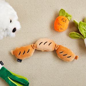 펫본 줄줄이 3단 소세지 장난감 노즈워크,삑삑,바스락