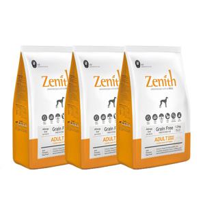 강아지사료 스몰브리드 반습식 국내생산 제니스 어덜트 1.2kg x 3봉