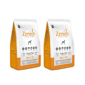 강아지사료 스몰브리드 반습식 국내생산 제니스 어덜트 1.2kg x 2봉