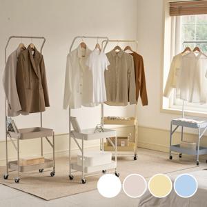 데일리 컬러플 접이식 트롤리행거 W503 4 color