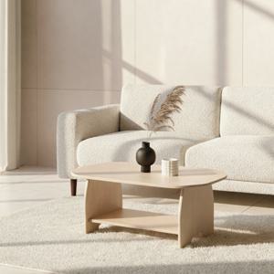 자작나무 낮은 소파 테이블