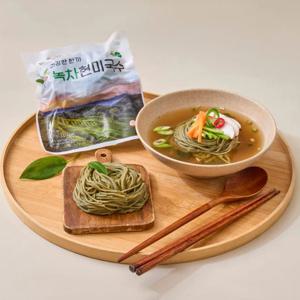 밀가루 없는 녹차현미국수 120g 4개