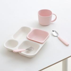 네모 에코젠 유아 4구 식판 +전용볼 세트