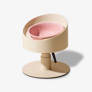 높이조절 고양이 밥그릇 강아지 식기 도자기