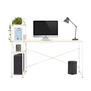 화이트 마틴 H형 학생 컴퓨터 서재 선반 책상 1400