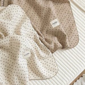 기모 요루거즈 양면 블랭킷 간절기 겨울 담요 아기 이불 2colors (M/L)