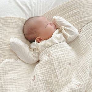 3중 순면 별달자수 블랭킷 사계절 요루거즈 신생아 이불 (M/L)