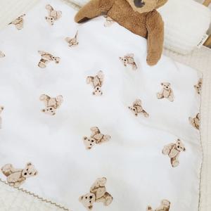 시원한 인견 베어곰 블랭킷 여름 아기 이불 (L사이즈)