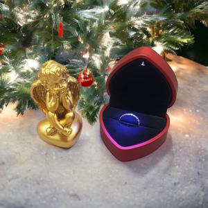 하트 Led 프로포즈 반지 케이스 포장상자 반지함