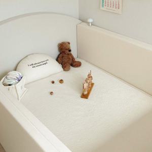 아기 범퍼침대 누빔 인견 양면 사계절 고정밴드 맞춤 리버시블 쿨패드