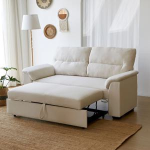 쿠션헤드 3인용 접이식 확장형 침대 소파베드 3colors