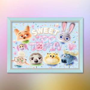 스윗 주토피아 직소 퍼즐+액자 세트 디즈니 애니메이션 500피스