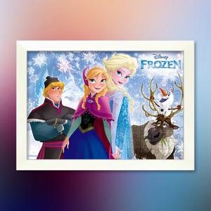 겨울왕국 - 꿈같은 시간 (오버사이즈) 직소 퍼즐+액자 세트 디즈니 애니메이션 300피스