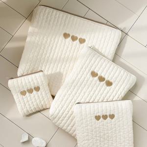 하트 방수파우치 어린이집 준비물 여벌옷 약 기저귀 파우치 (S/M/L/XL)